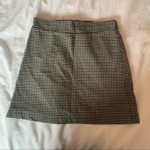 american eagle green plaid skirt